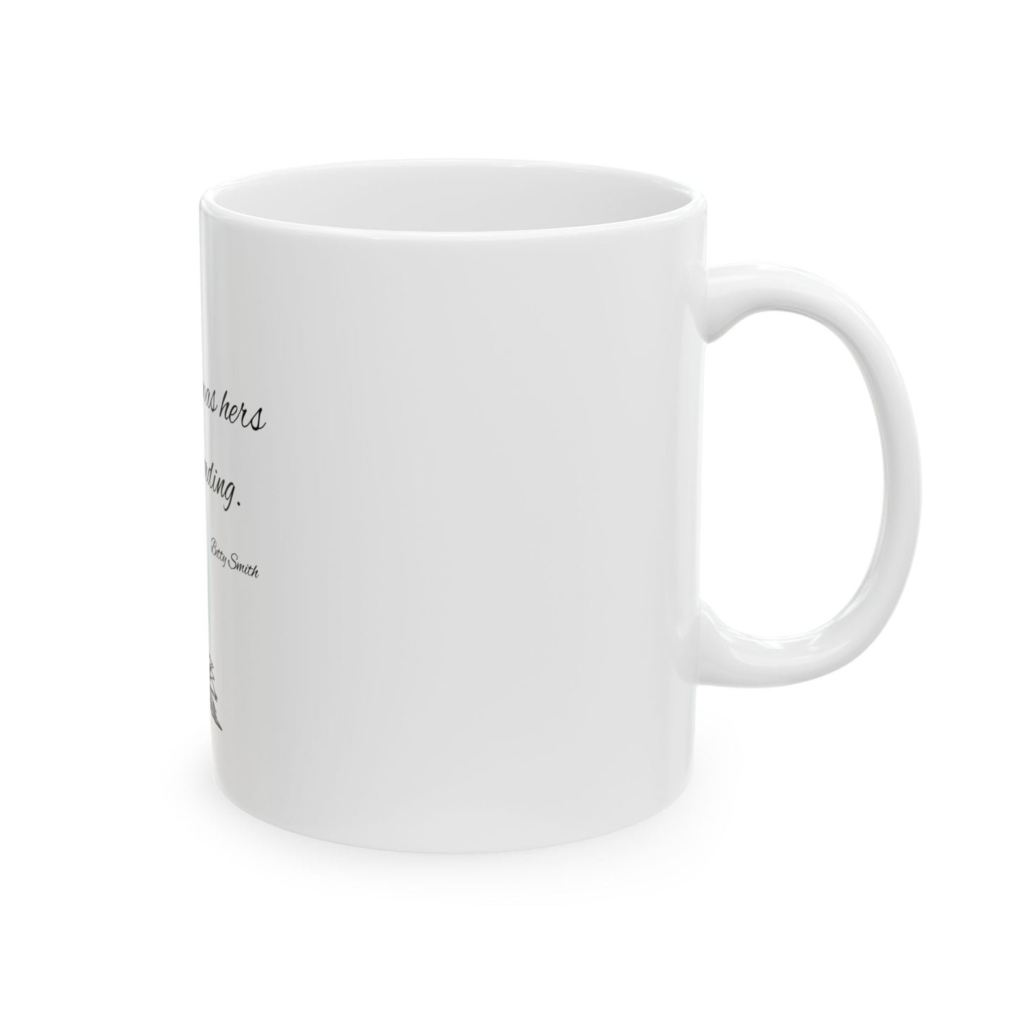 The World Was Hers For the Reading Ceramic Mug, (11oz)