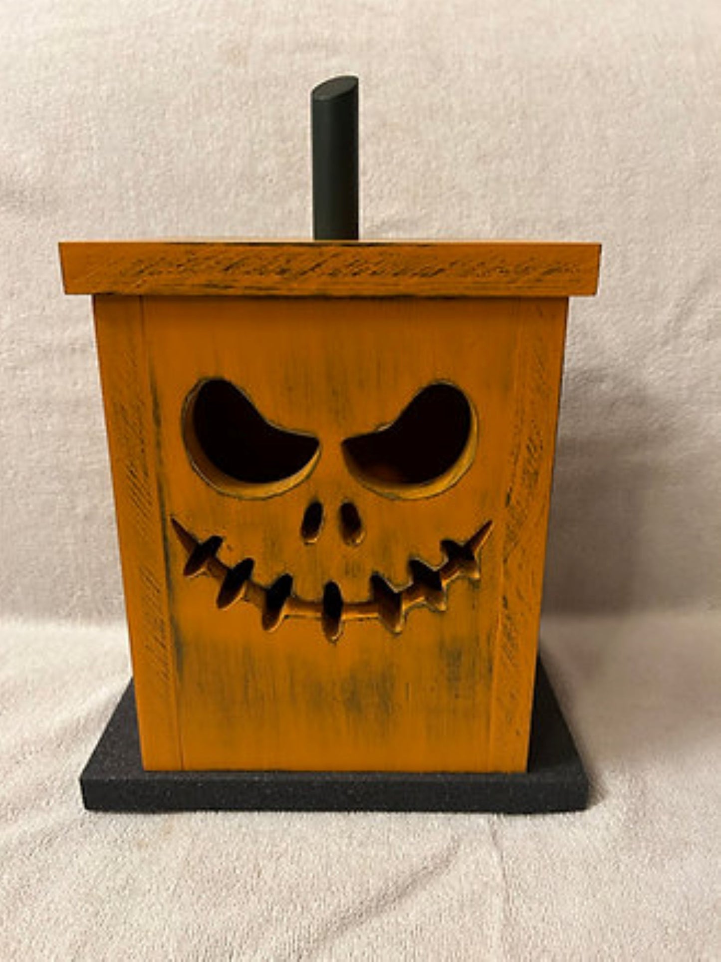 Wooden Jack O' Lantern