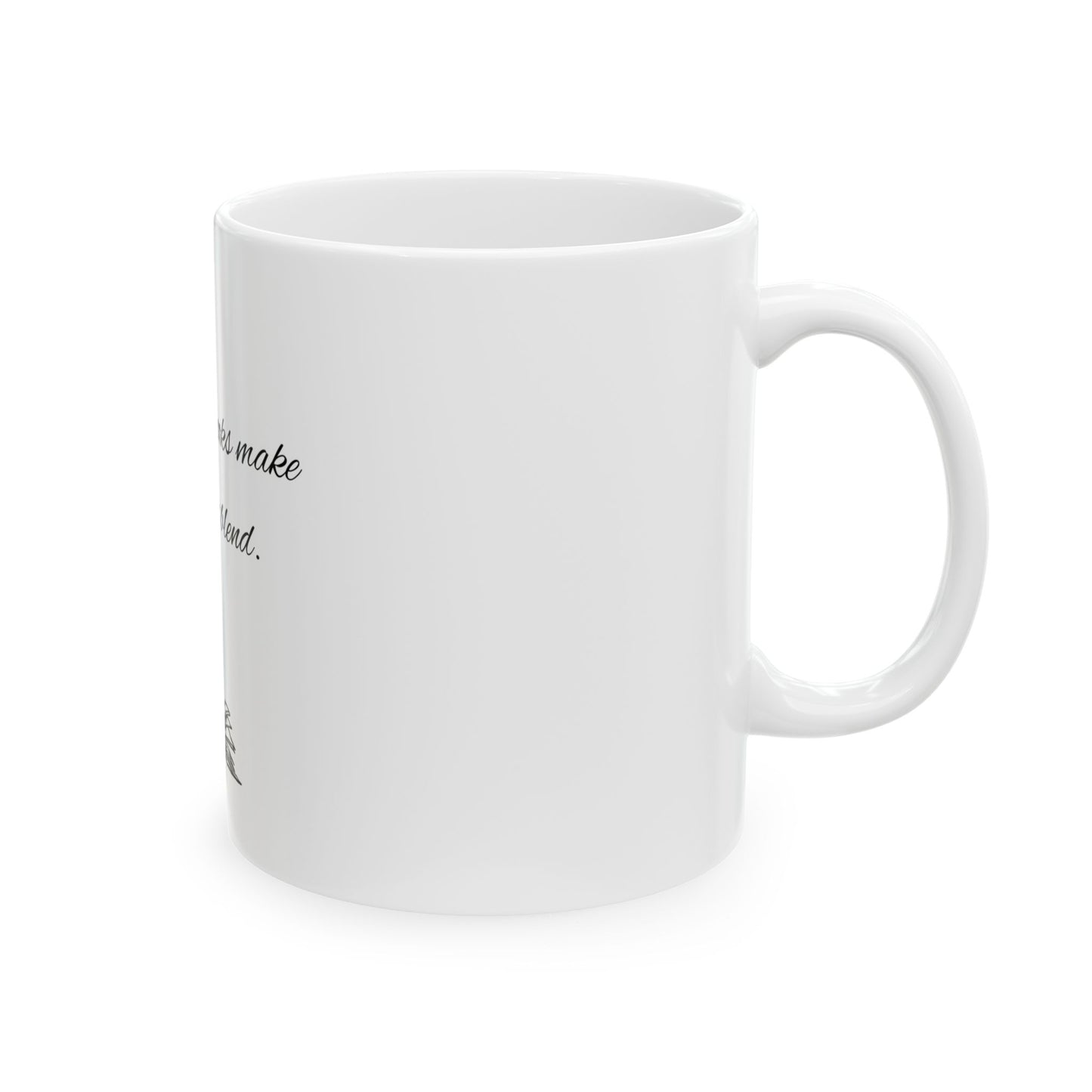 Coffee and Books Make the Perfect Blend Ceramic Mug, (11oz)