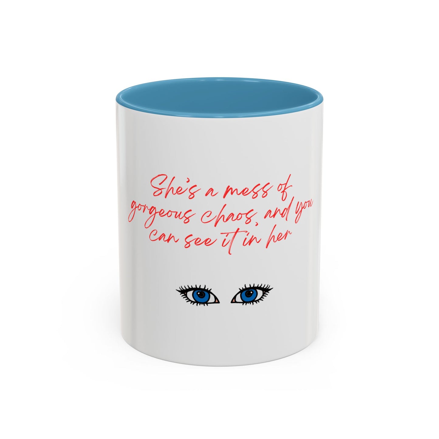 She's A Mess Accent Coffee Mug (11oz)