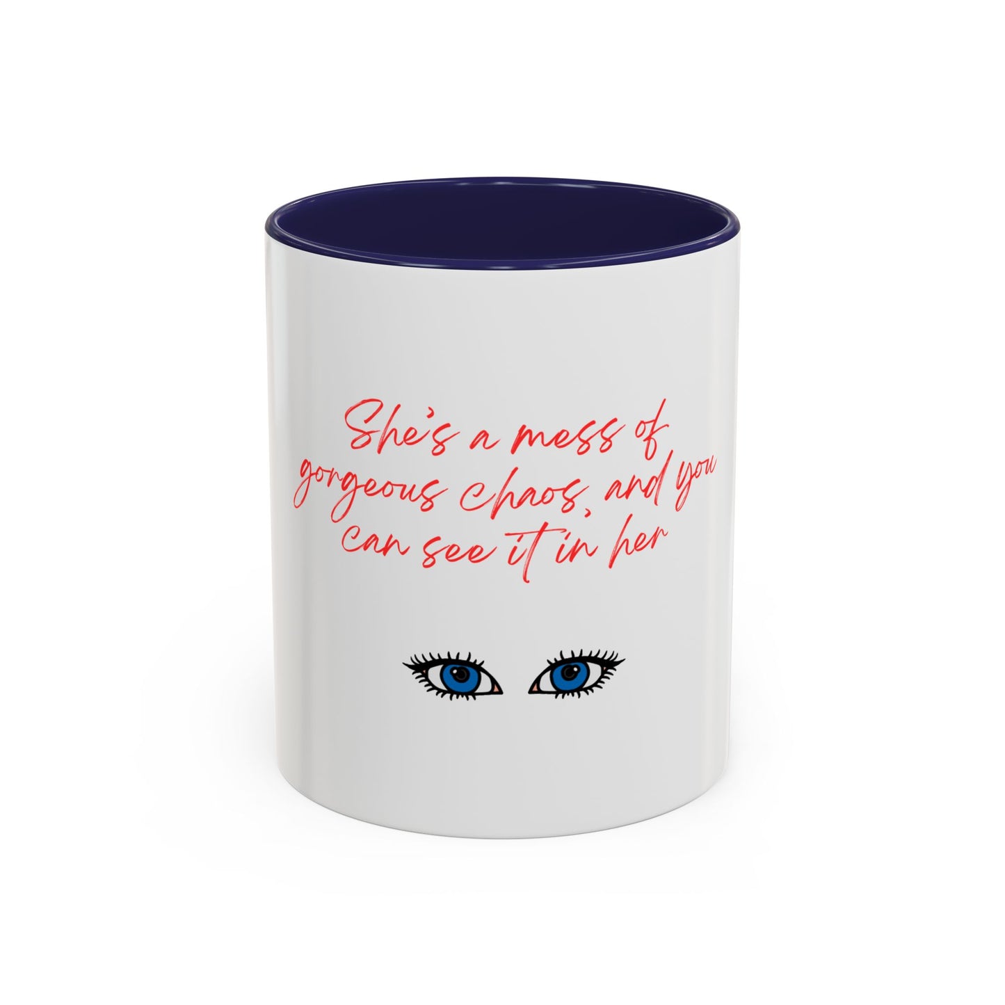 She's A Mess Accent Coffee Mug (11oz)