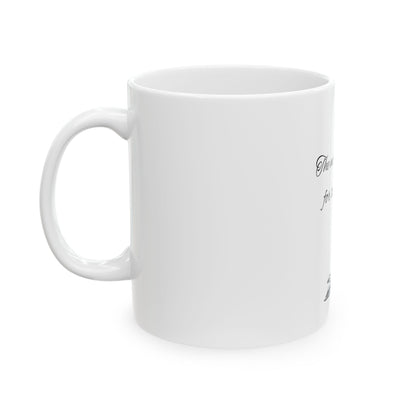 The World Was Hers For the Reading Ceramic Mug, (11oz)