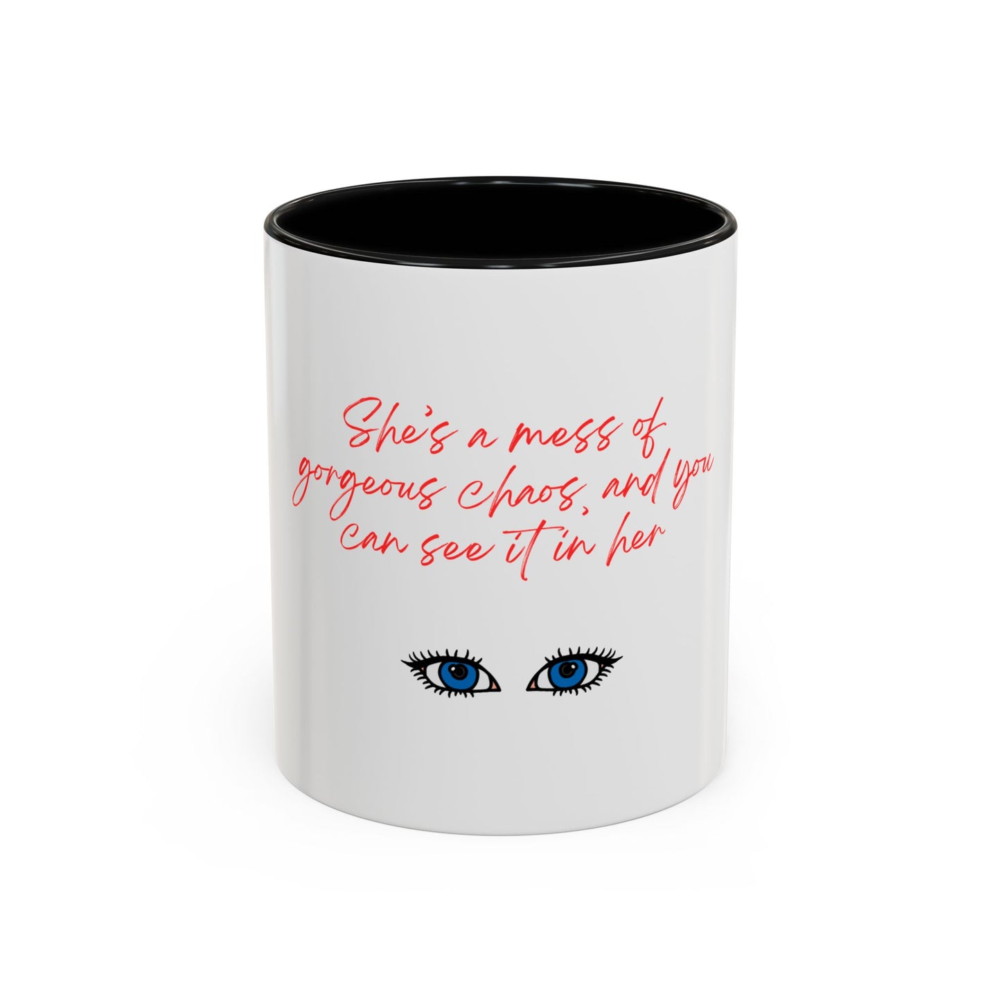 She's A Mess Accent Coffee Mug (11oz)