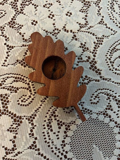 Fall Leaf Tea Light Holders (set of 4)
