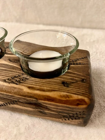 Rustic Farmhouse Candle Holder