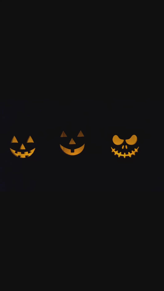 Wooden Jack O' Lantern